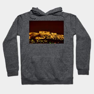 Greece. Athens. Acropolis at night. Hoodie